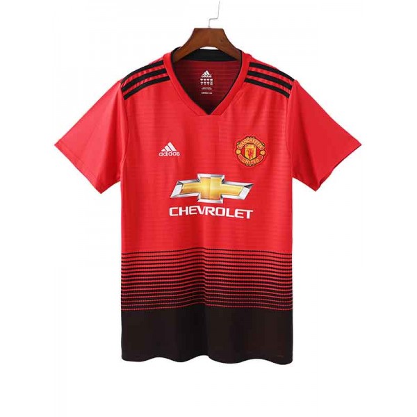 Manchester united home jersey mens retro shirt 2018-2019